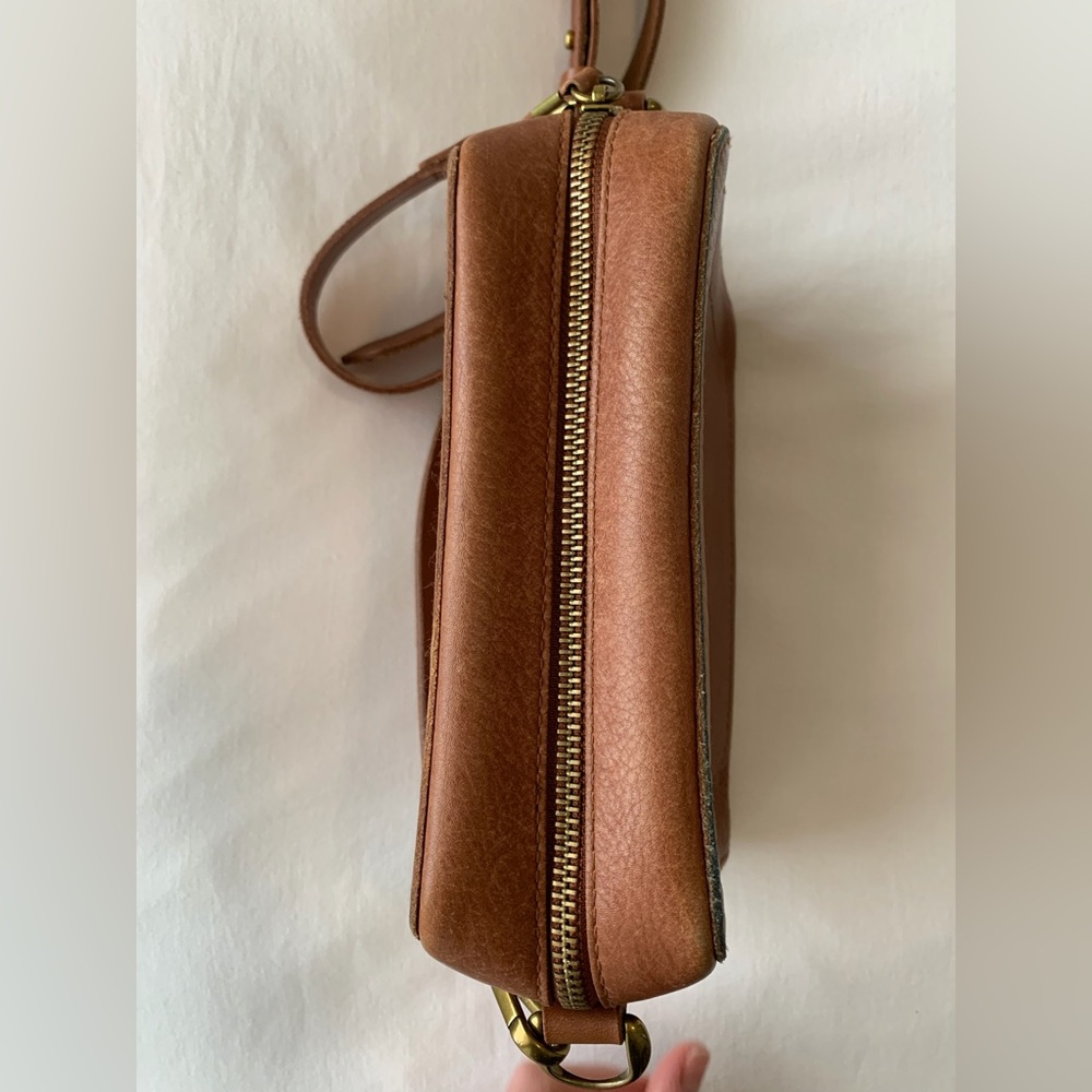 Madewell Tan Leather Crossbody Bag - Picture 5 of 7